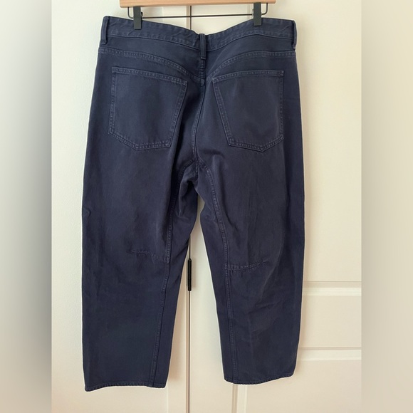 Madewell Darted Barrel Leg Jeans in Juniper 31 32 - Picture 3 of 5